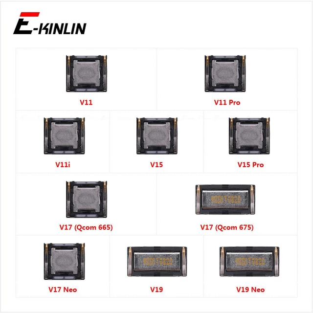 Top Ear Speaker Receiver Earpieces Flex Cable For Vivo V11 V11i V15 V17 V19 Neo Pro Replacement Parts AliExpress 509