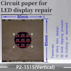 P2-1415-1515(VL), pionowa lampa, 80x85mm, używana do naprawy uszkodzonych podkładek PCB