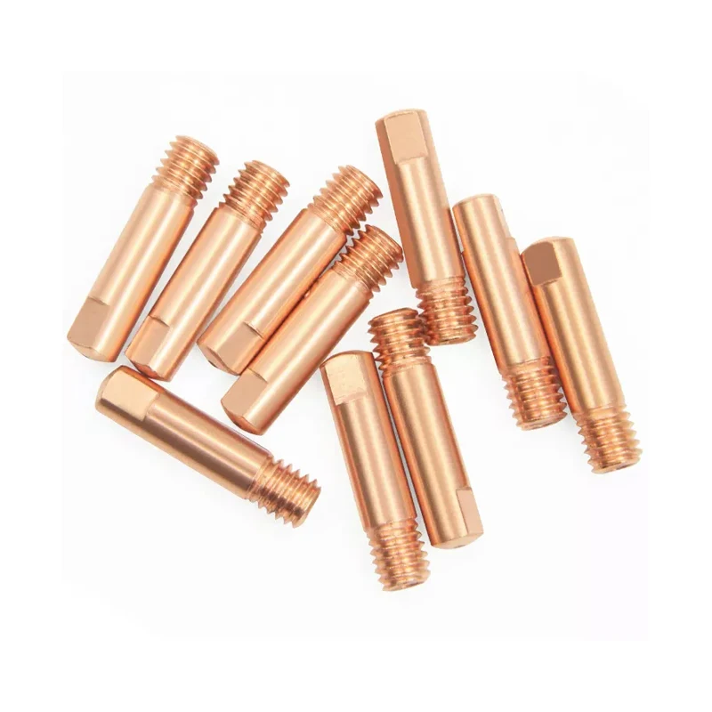 5/10/20Pcs Welding Torch Tip Gas Nozzle 15AK/24KD/36KD Argon Arc /0.8/1.0/1.2/1.4/1.6mm Nozzle Contact Tip For MIG Welding Torch