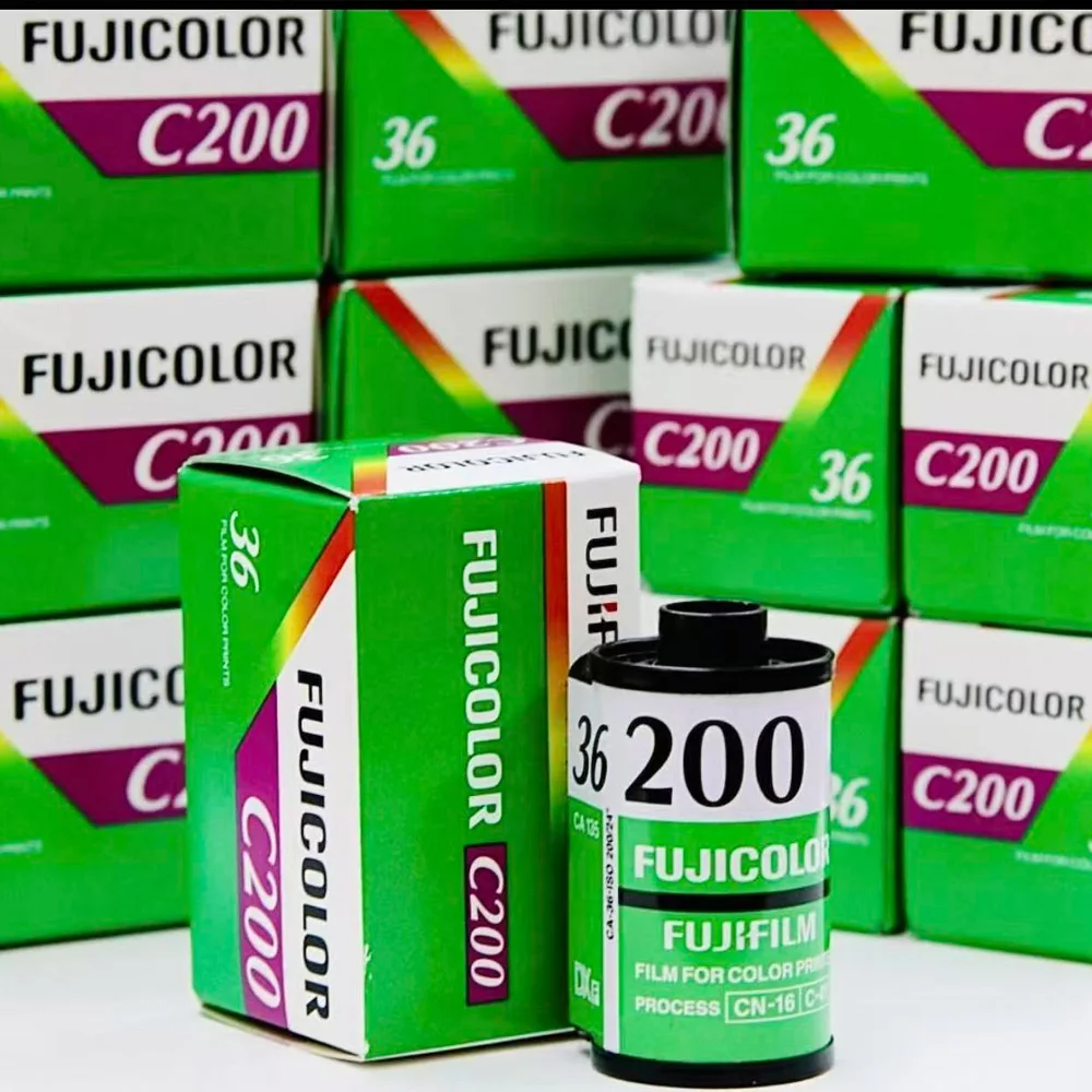Película Fujifilm Original de 35 mm en 1/3/5/10 Rollos, 36 Exposiciones por Rollo, Nueva Película Fujifilm Fujicolor 200 para Cámaras de Formato 135