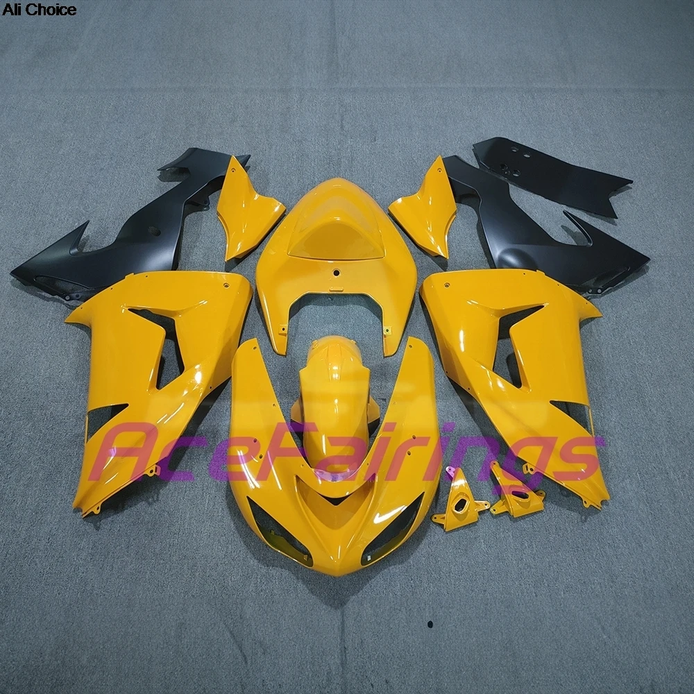New 2006 2007 ZX-10R Red Custom Prime Motorcycle Fairings For 06 07 Kawasaki ZX 10R Injection Fairing Kit