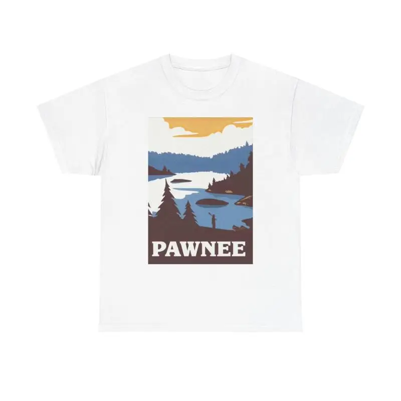Pawnee Parks And Recreation T Shirt Brand New Apparel Heavy Cotton