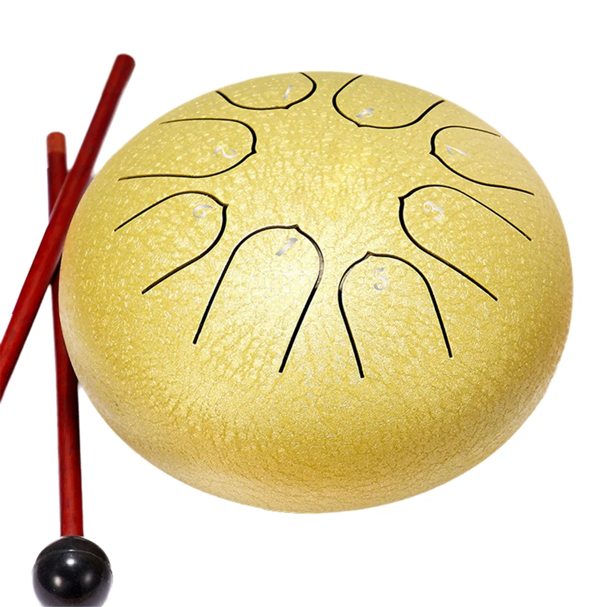 

6 Inch 8 Tone Rain Drum Outdoor Chakra Drum Garden Instrument Rain Drum Ethereal Drum D-ABJQ