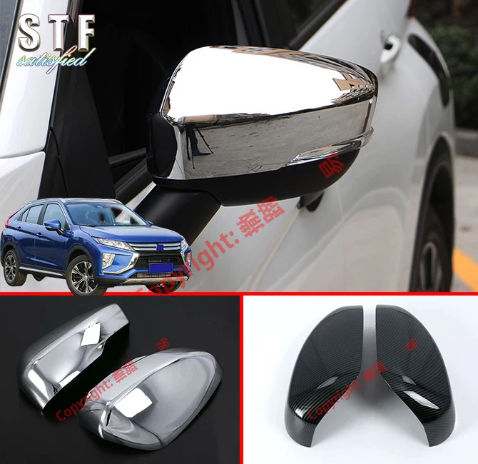 

ABS Side Mirror Cover Trim For Mitsubishi Eclipse Cross 2018 2019 Car Accessories Stickers
