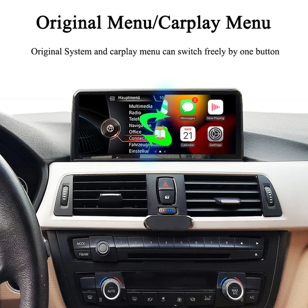 Drahtlose Carplay Android Auto Auto Radio Stereo Für BMW X3 E83 2004-2009 mit OEM Multimedia Player GPS Bluetooth navigation Einheit – Detail 8