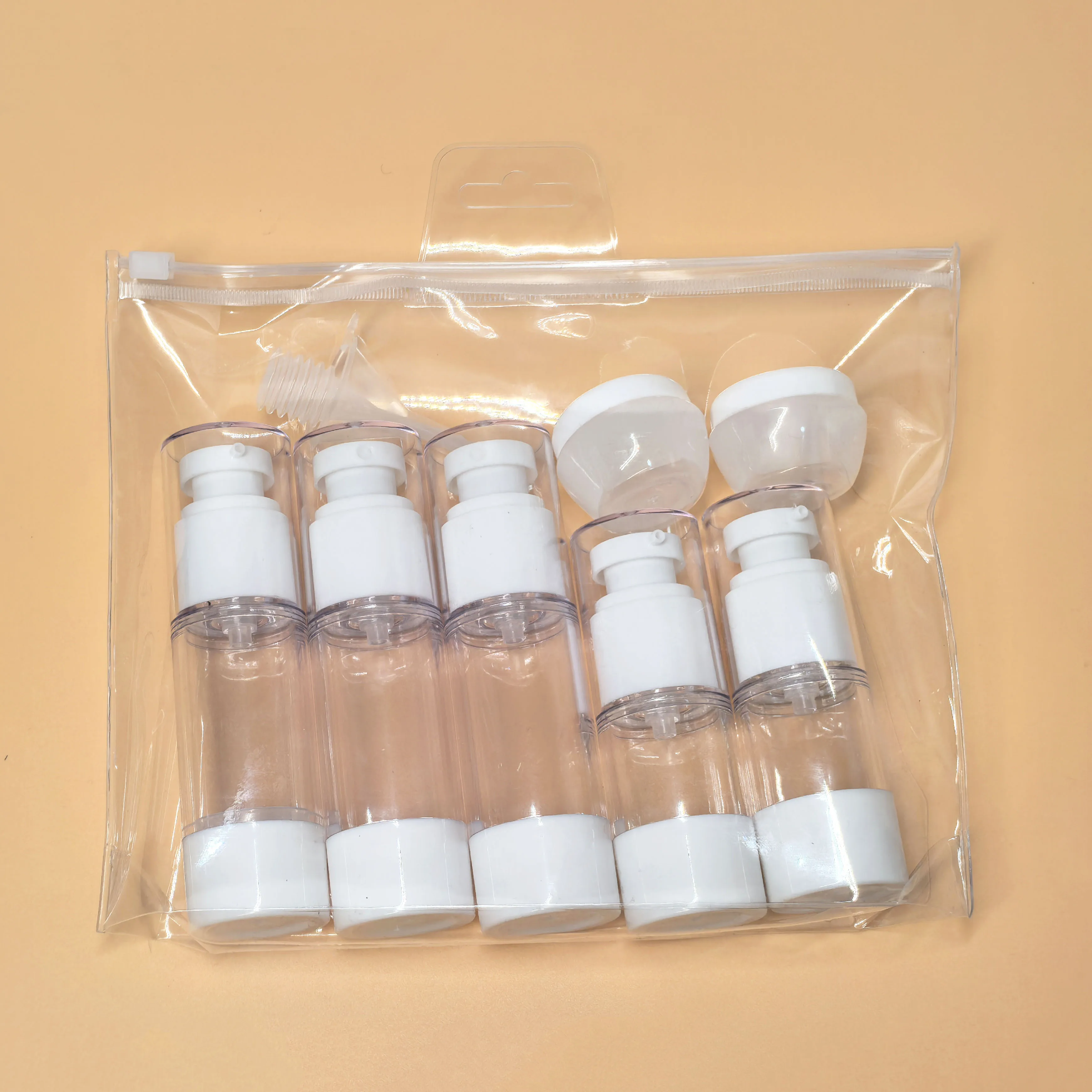 

10 шт., дорожная сумка для бутылок, набор для мытья, шампунь для макияжа, портативный продукт для ухода за кожей, дорожный набор многоразовых бутылок