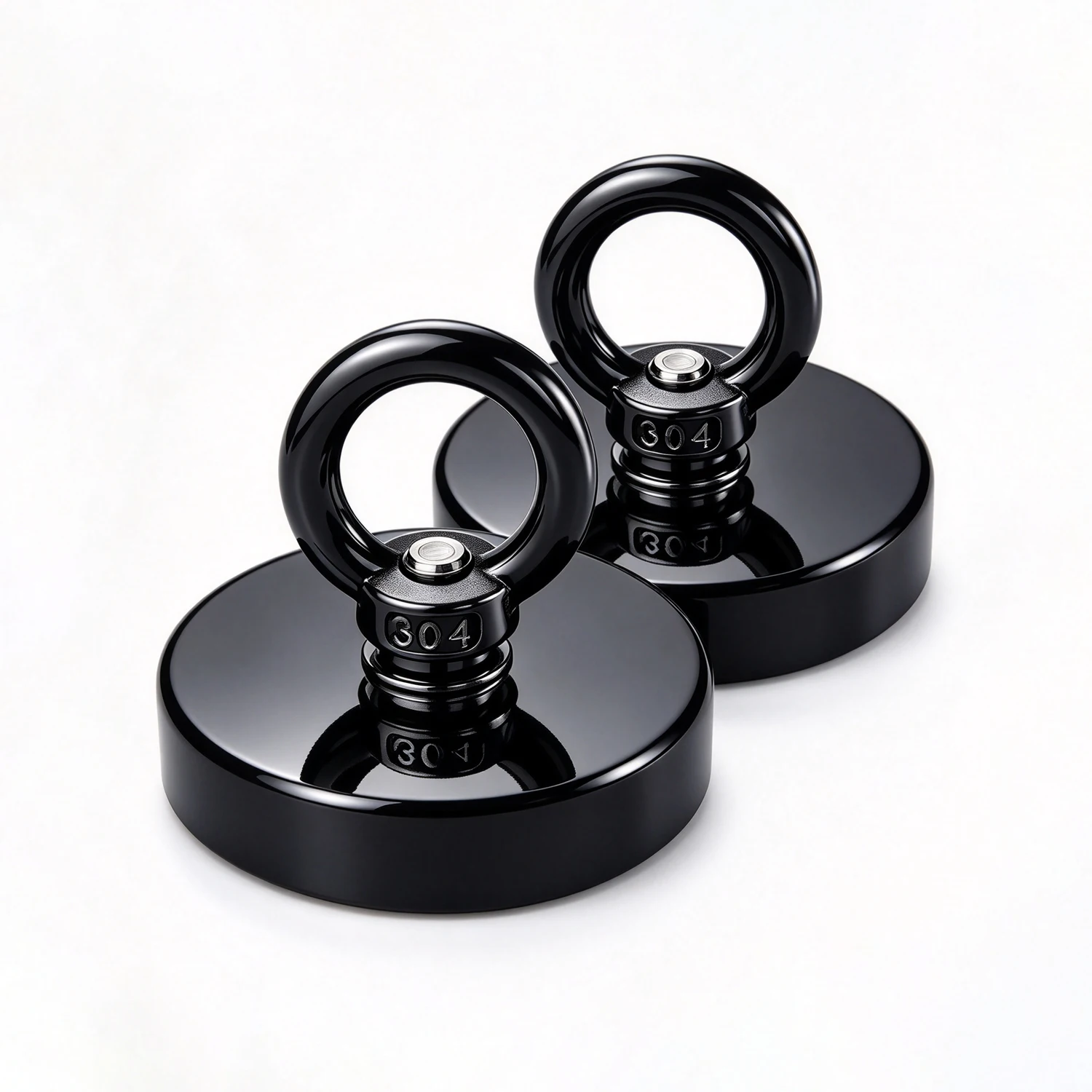 Super Strong Neodymium Fishing Hook N52 Heavy Duty Rare Earth Neodymium with Countersunk Hole Eyebolt Salvage Magnetic D16~D60mm