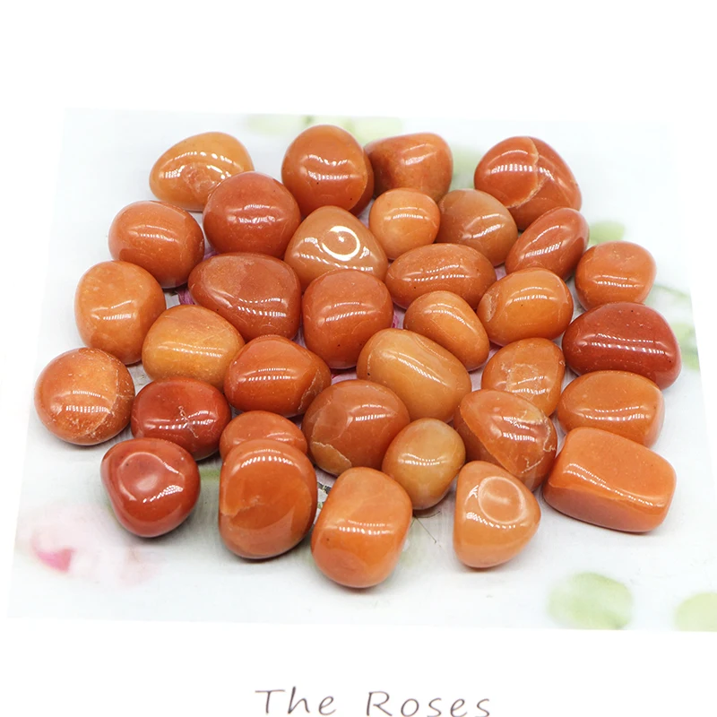 Orange Aventurine Natural Quartz Crystals And Healing Stones Tumbled Bulk Mineral  Gemstones Home Aquarium Decoration