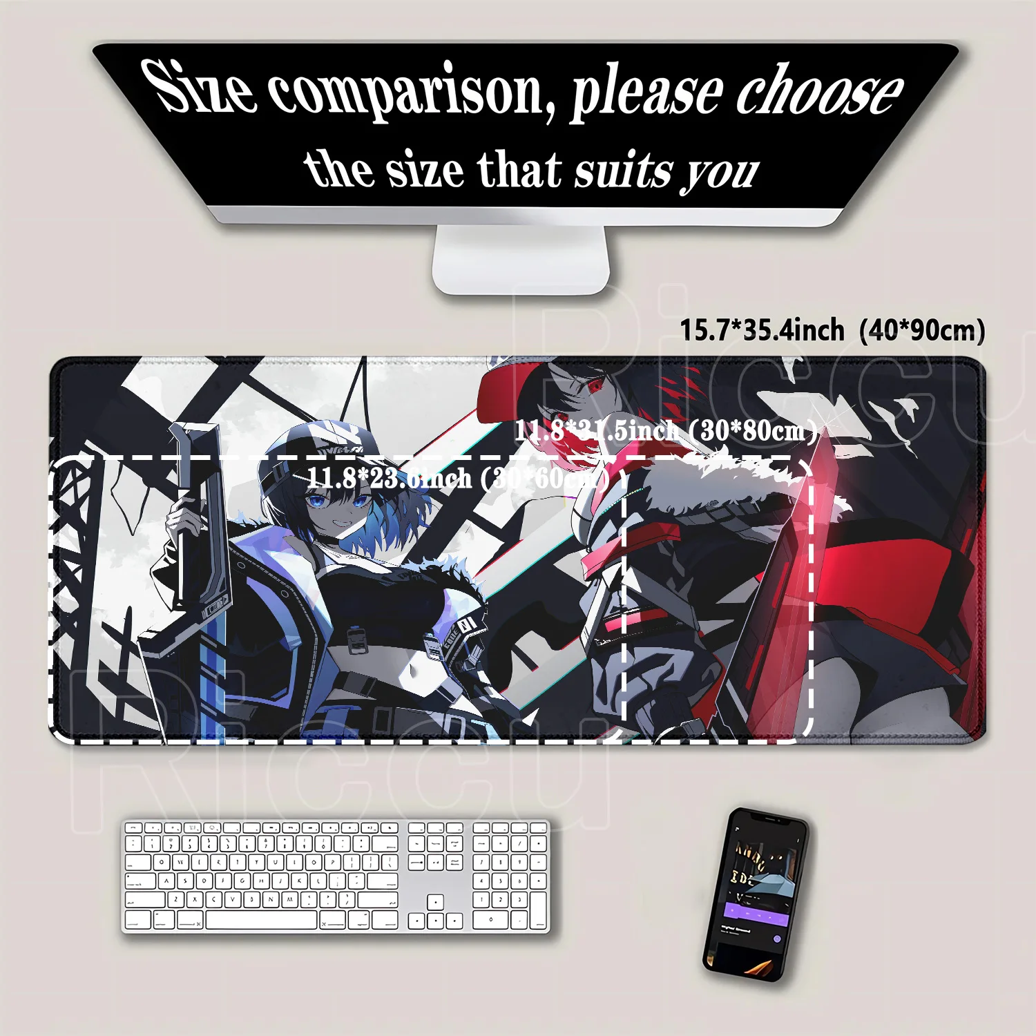 Black Survival Eternal Return mouse pad Large Gaming Accessories Mouse Mat XXL Keyboard Desk Mat Gamer Computer teclado mousepad