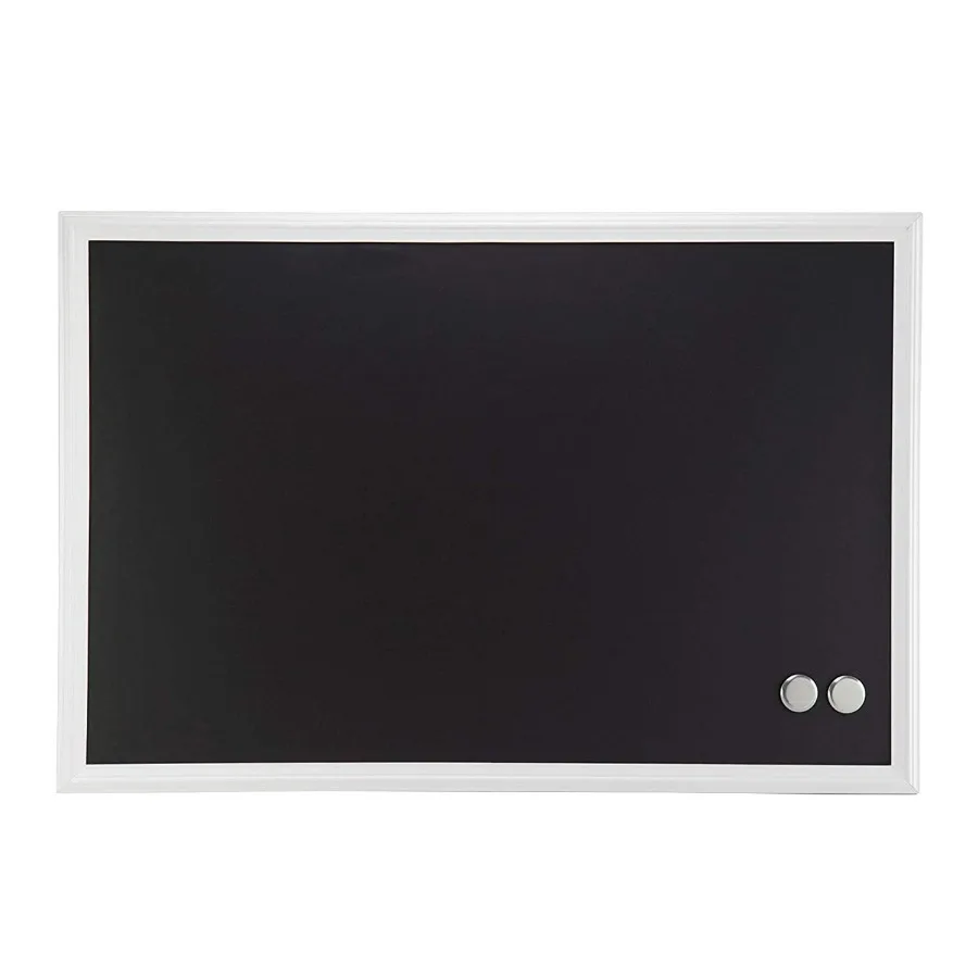 20-x-30-x-1-pollice-lavagna-magnetica-con-superficie-di-scrittura-nera-e-struttura-in-legno-bianco-per-la-cucina-dell'aula-dell'home-office-o-al-dettaglio