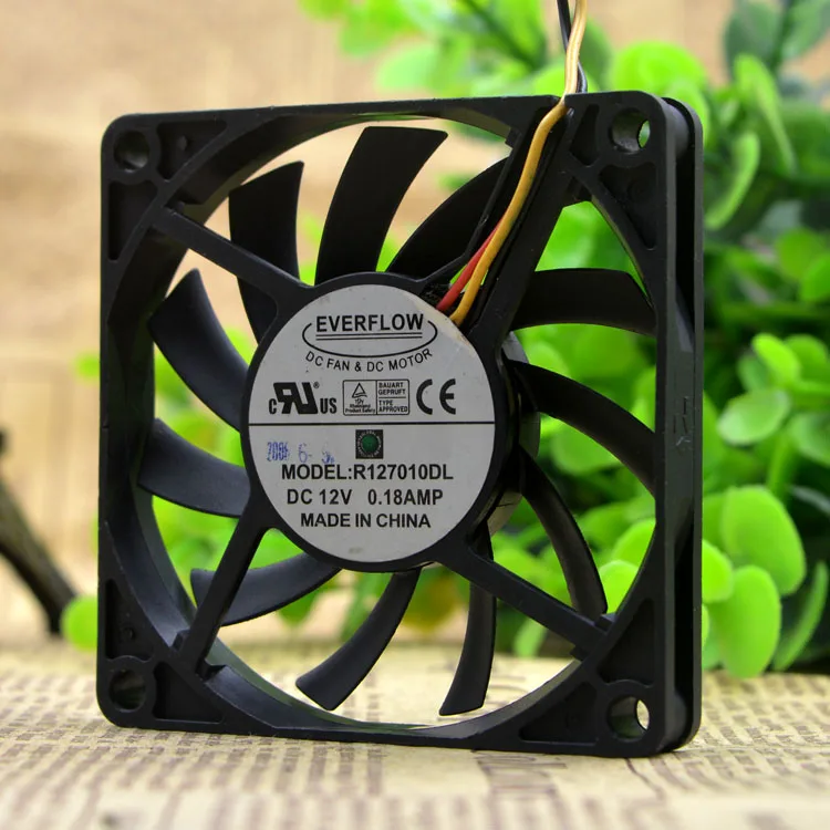 

ORIGINAL EVERFLOW R127010DL 7010 7CM 12V 0.18A BALL FAN