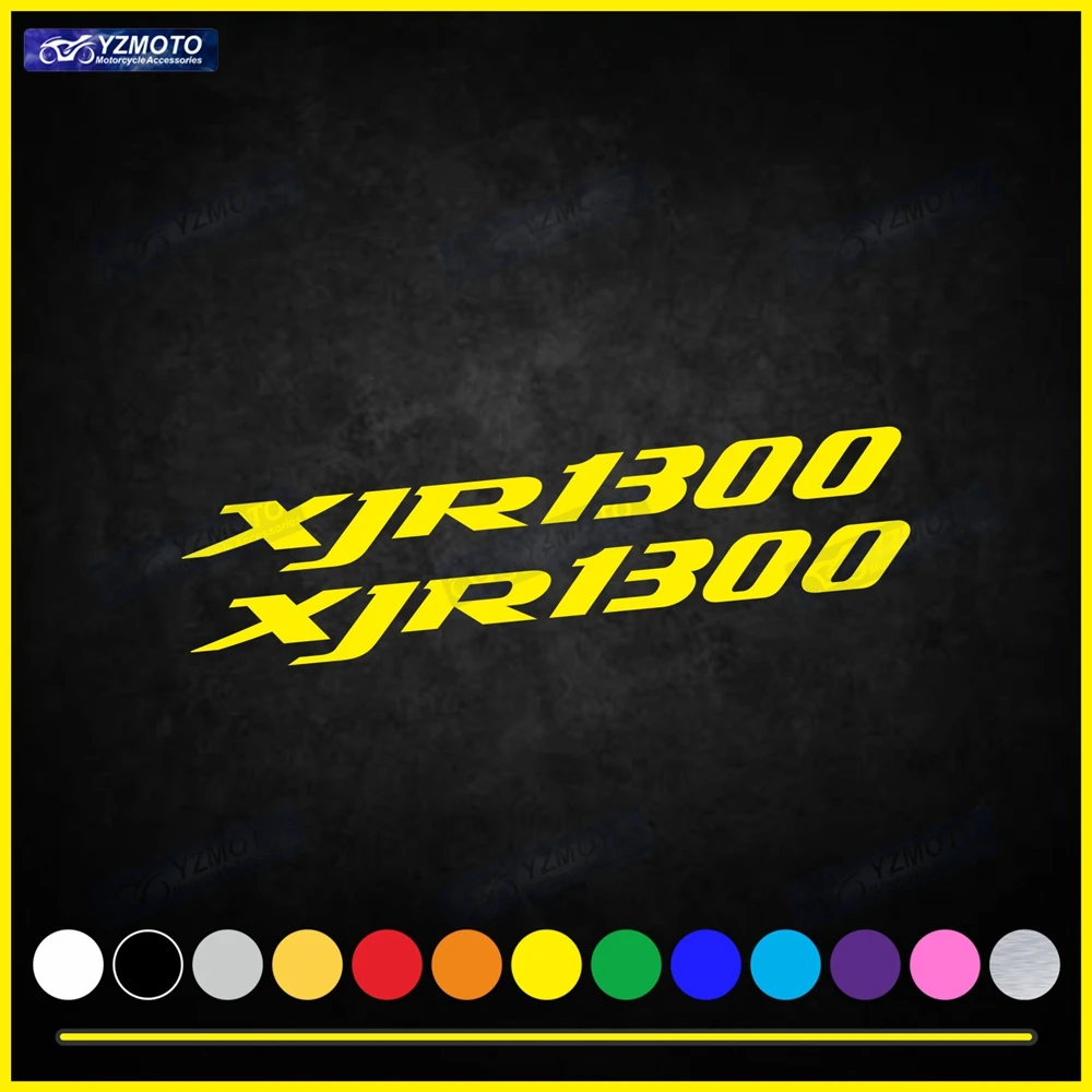 ل XJR1300 دراجة نارية اكسسوارات سباق ملصق خزان الوقود هيكل السيارة شعار السيارة الشارات محرك هدية خوذة الزجاج الأمامي ملصقات