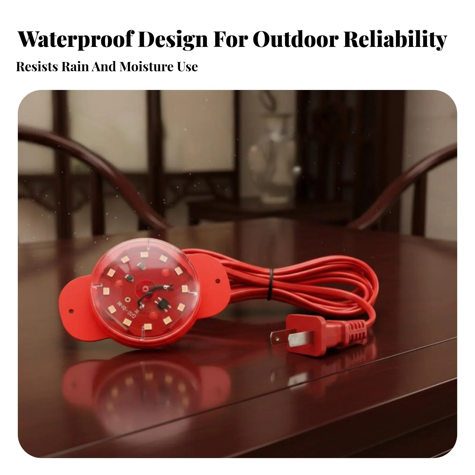 

Новогодний красный светодиодный фонарь, с пультом дистанционного управления, на батарейках, водонепроницаемый, для улицы и балкона, праздничное освещение