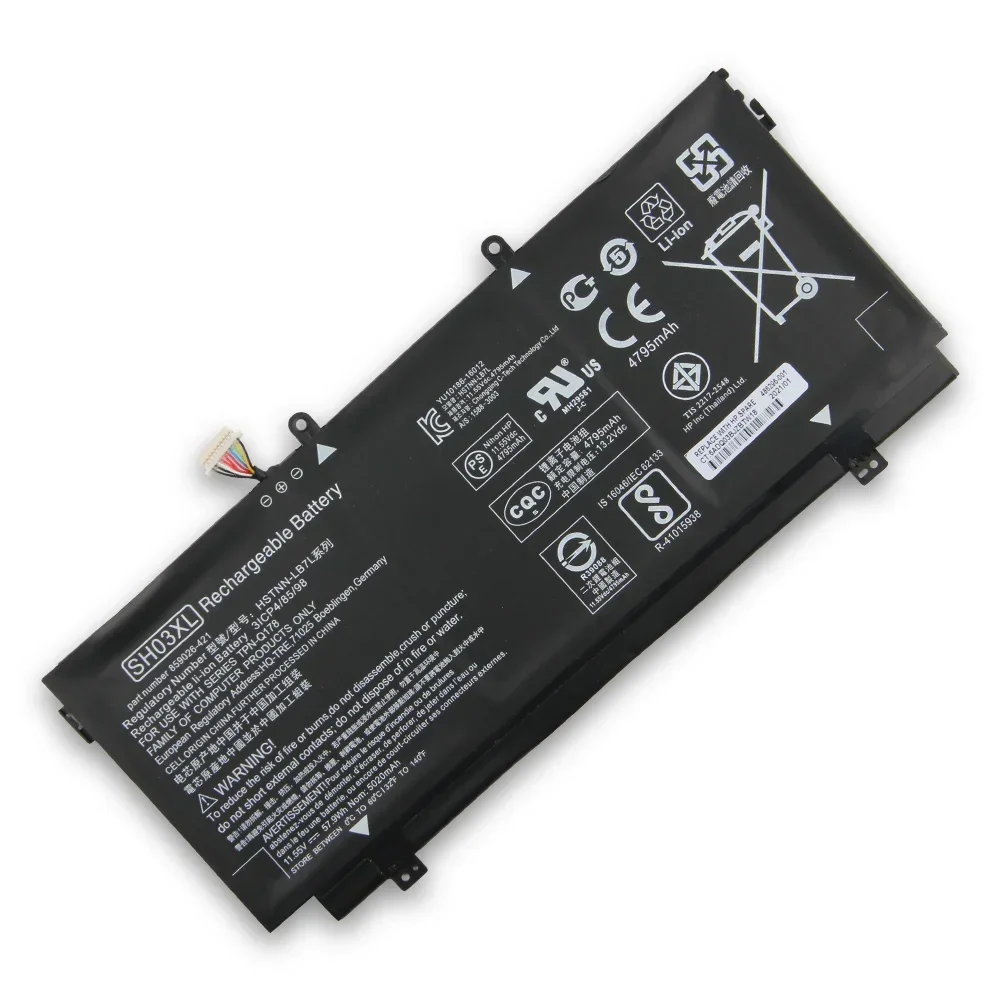 Replacement Battery TPN-Q178 SH03XL For HP Spectre X360 CN03XL 13-W020TU HSTNN-LB7L 13-AC013TU 5020mAh With Tools