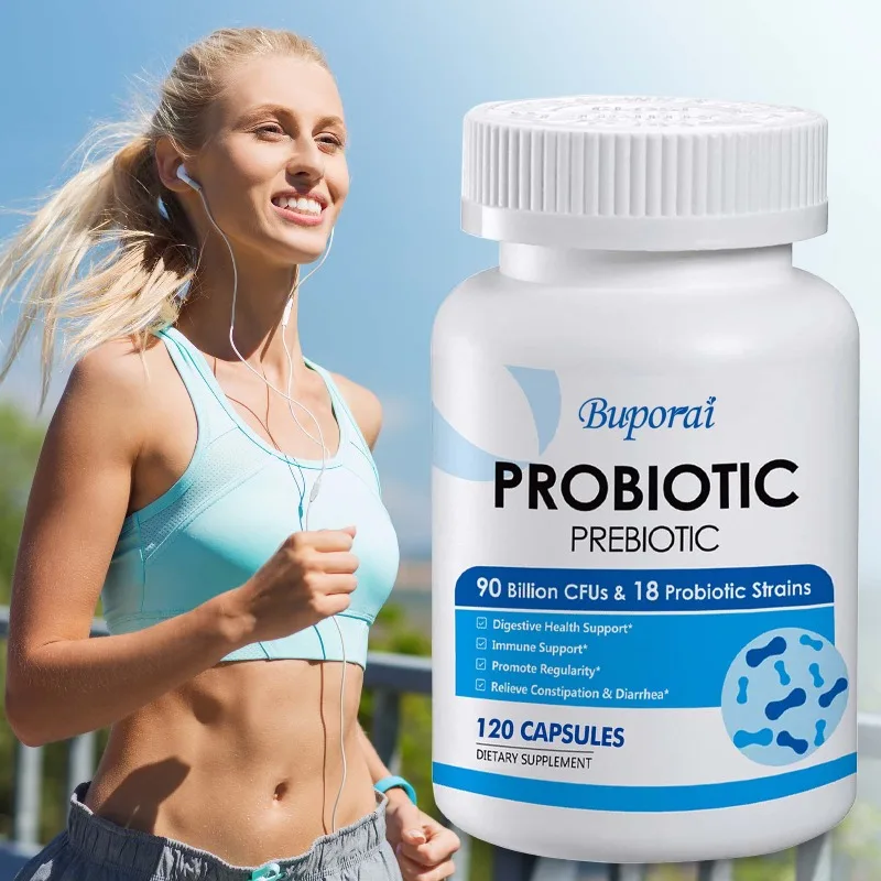 

Probiotics 90 Billion CFUs - Maintains Regular Bowel Movements, Promotes Metabolism, Support Digestive Health, Boosts Immunity