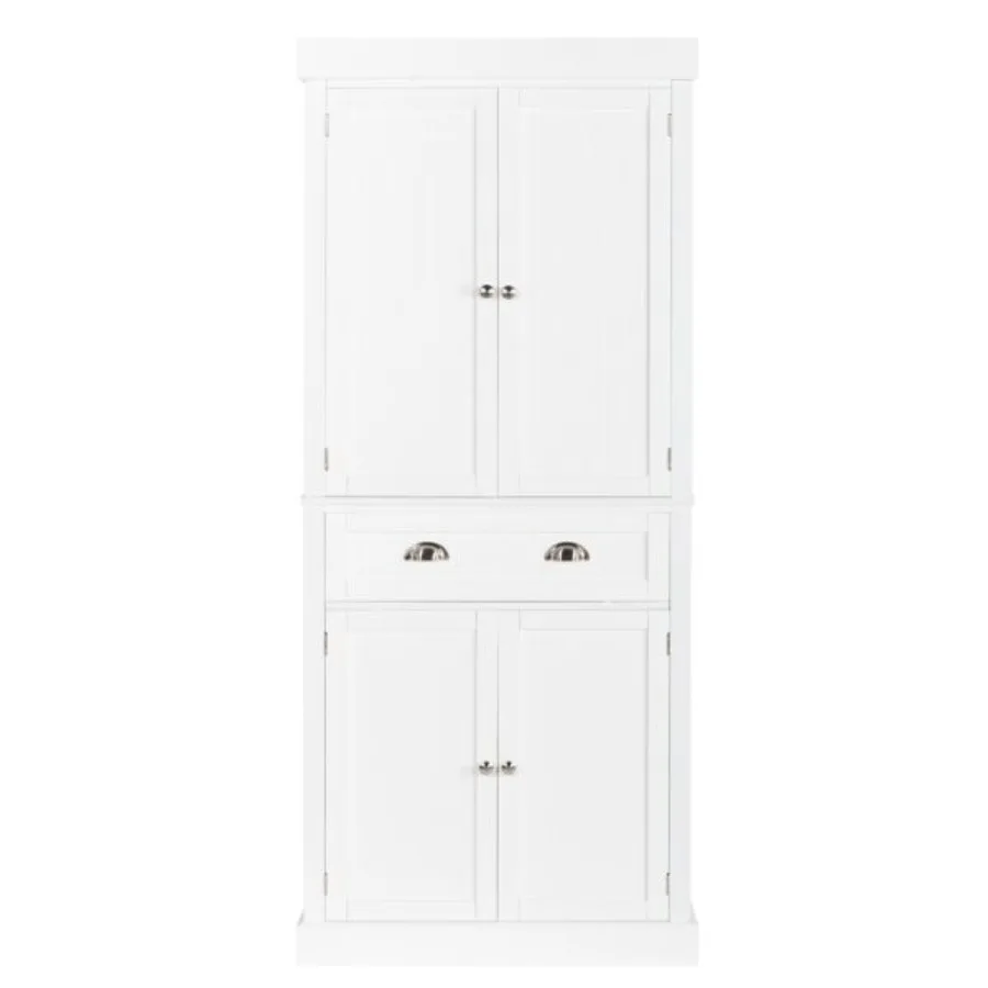 

FCH Single Drawer Double Door Storage Cabinet White
