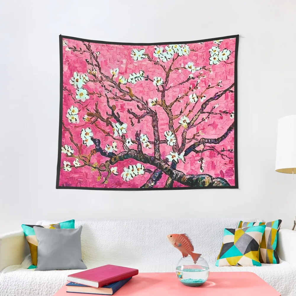 

Van Gogh. Branches Of An Almond Tree In Blossom Tapestry Cute Decor Bedroom Decorations Wall Coverings Tapestry