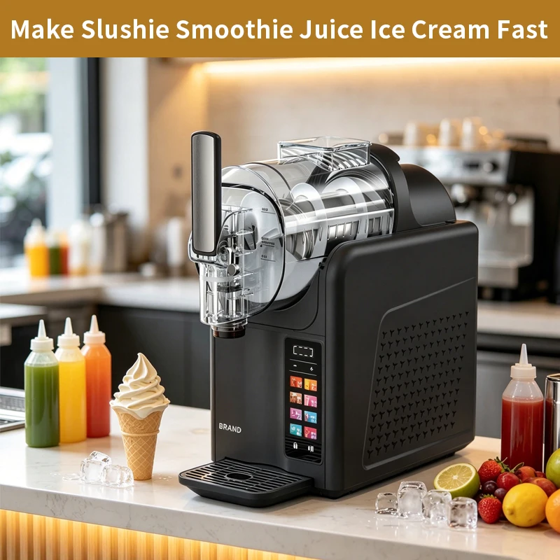 Household Frozen Slushie Machine No Ice Required 6 Pre-Set Program Drink Maker for Margarita Ice Cream Frozen Beverage