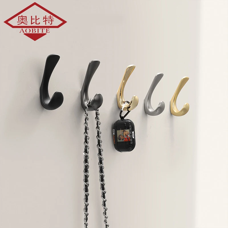 AOBT Hook Moon Modern Wall Hanging Clothes Hook Bedroom Robe Hook Living Parlor Coat Hook Bedroom Robe Hook Towel Hook Bathroom