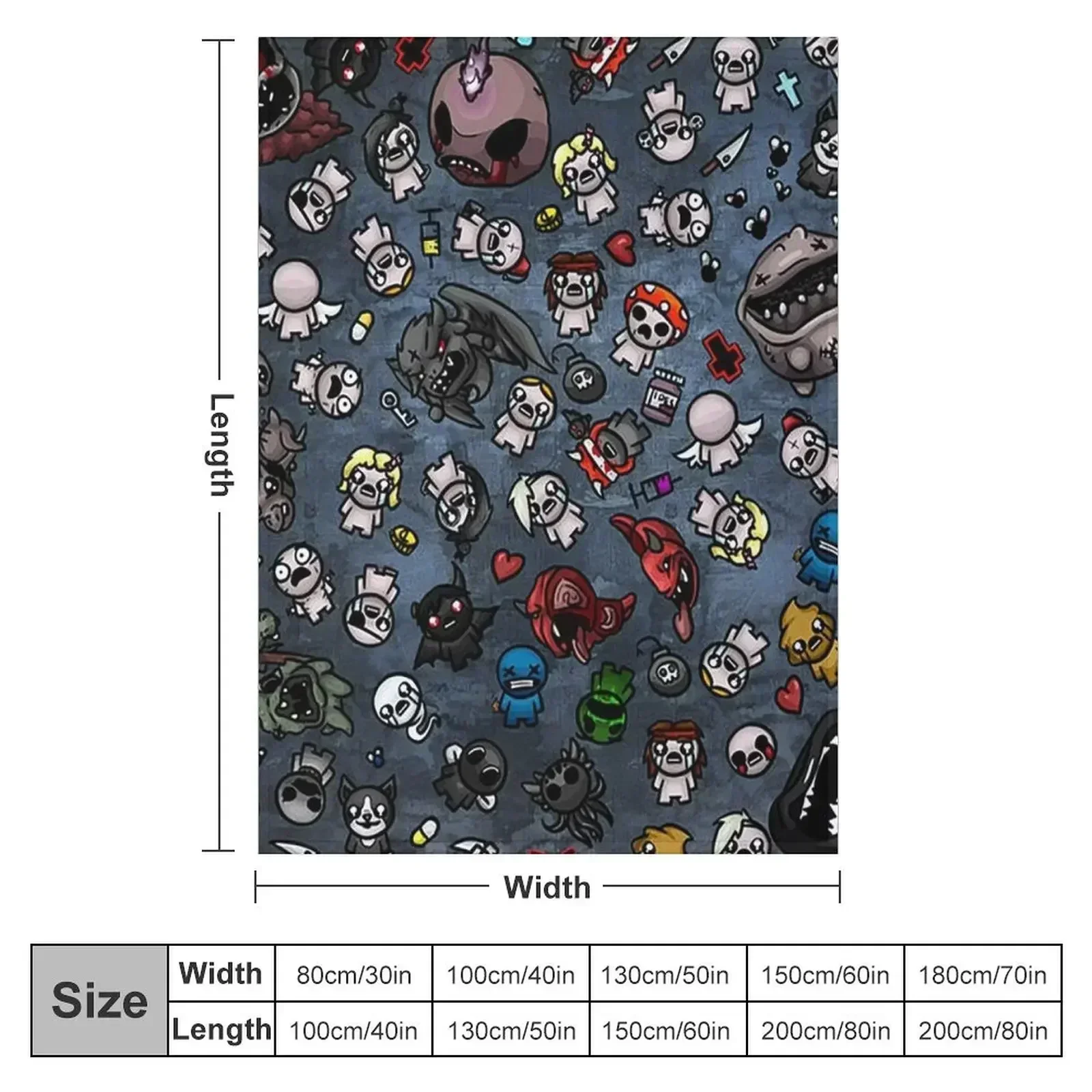 Binding of Isaac Throw Blanket Soft Big Sofas Blankets Sofas Of Decoration Blankets