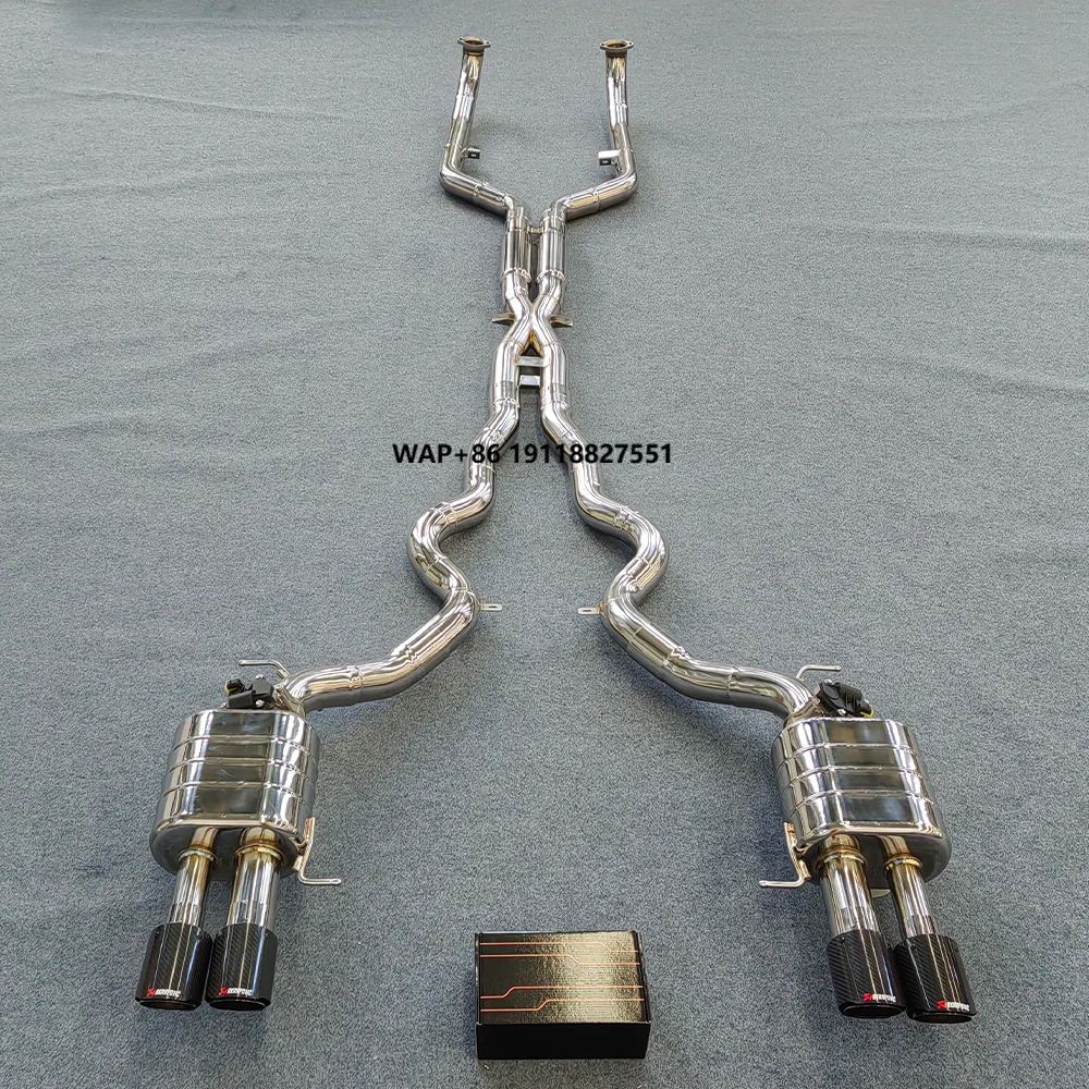 High Quality Racing Catback Exhaust for  M5 M6 F10/F12 4.4t Ss 304 With  Valve Escape Car Exhaust Pipe