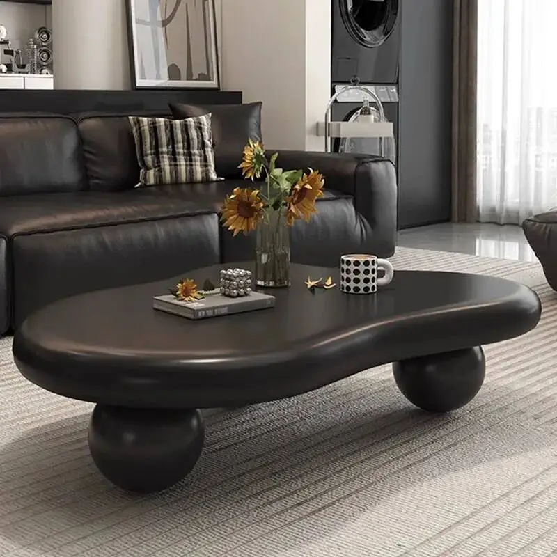 

Fashion Table Black Coffee Cloud Decoration Design Interior Lounge Unique Salon Side Table Luxury Couchtisch Home Furniture