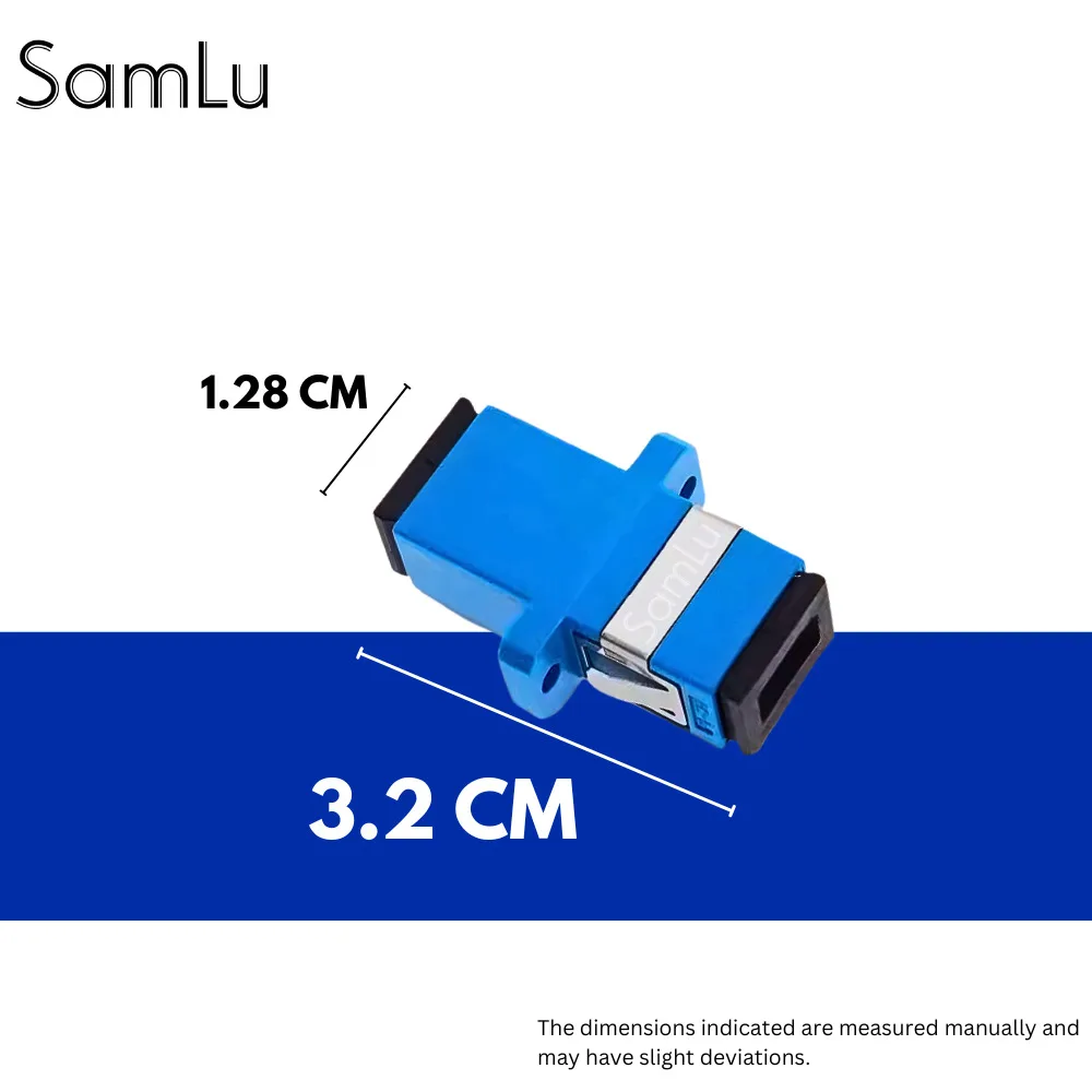 Adaptateur de connecteur de Fiber optique SC UPC, bride SC/UPC SM monomode Simplex SC-SC UPC coupleur conector fibra optica mуфта