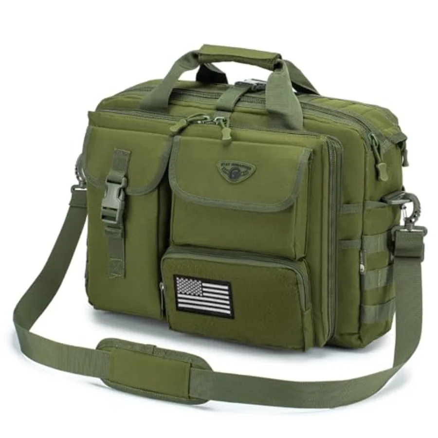 

Stypos Tactical Messenger Bag, 14inch/15.6inch/17.3inch Briefcase for Man Military Laptop Bag, Flight Work Bags for Pilots