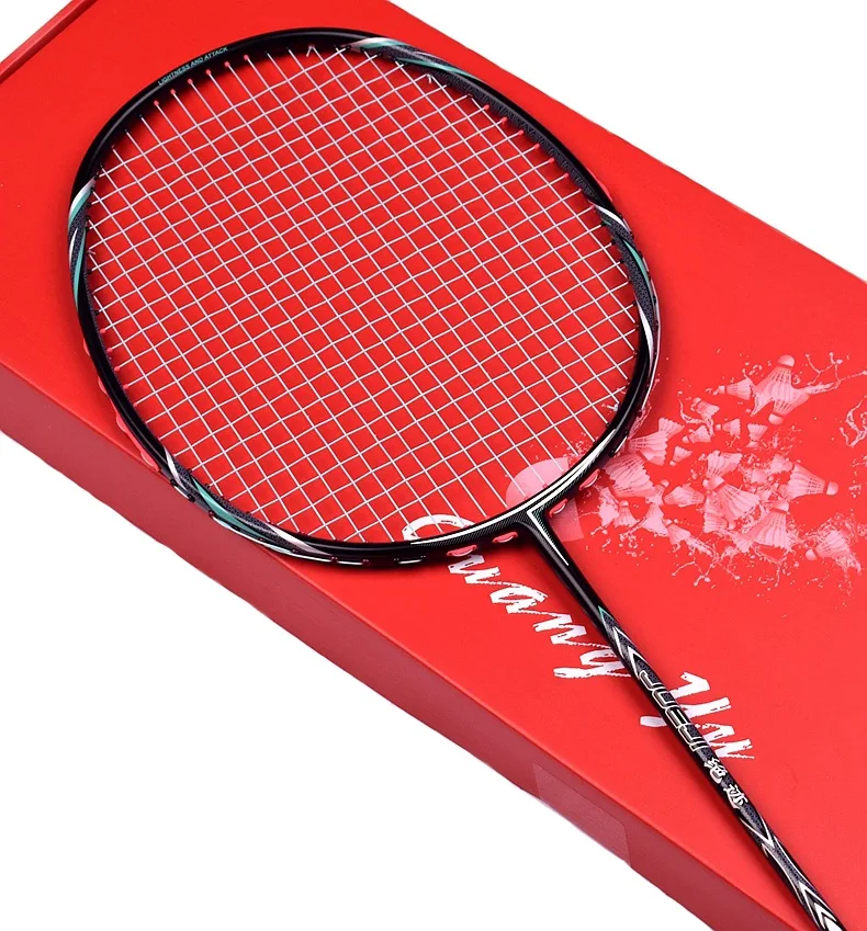 

Guangyu Vanished Badminton Racquet Full Carbon 30 Pound Attack and Defense, Ultra Light 72 Gram Badminton Racquet