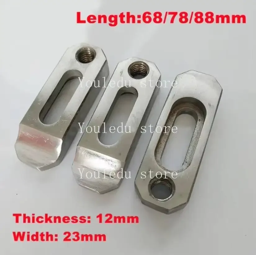 Wire EDM Stainless Steel Holder Clamp 68mm 78mm 88mm 12mm*23mm M10 Screw CNC Lathe Claw For Sodick Wire Cut EDM Machine