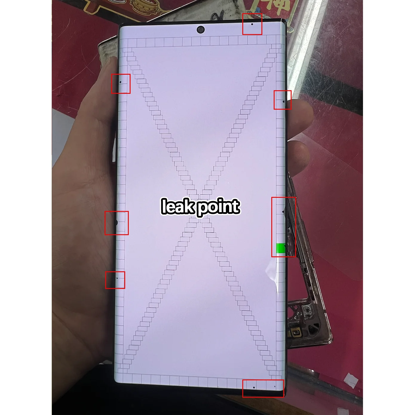 Super Defective Series LCD AMOLED for Samsung Note 20 Ultra N986F N986B with Dot Line Burn LCD Display Touch Screen Display