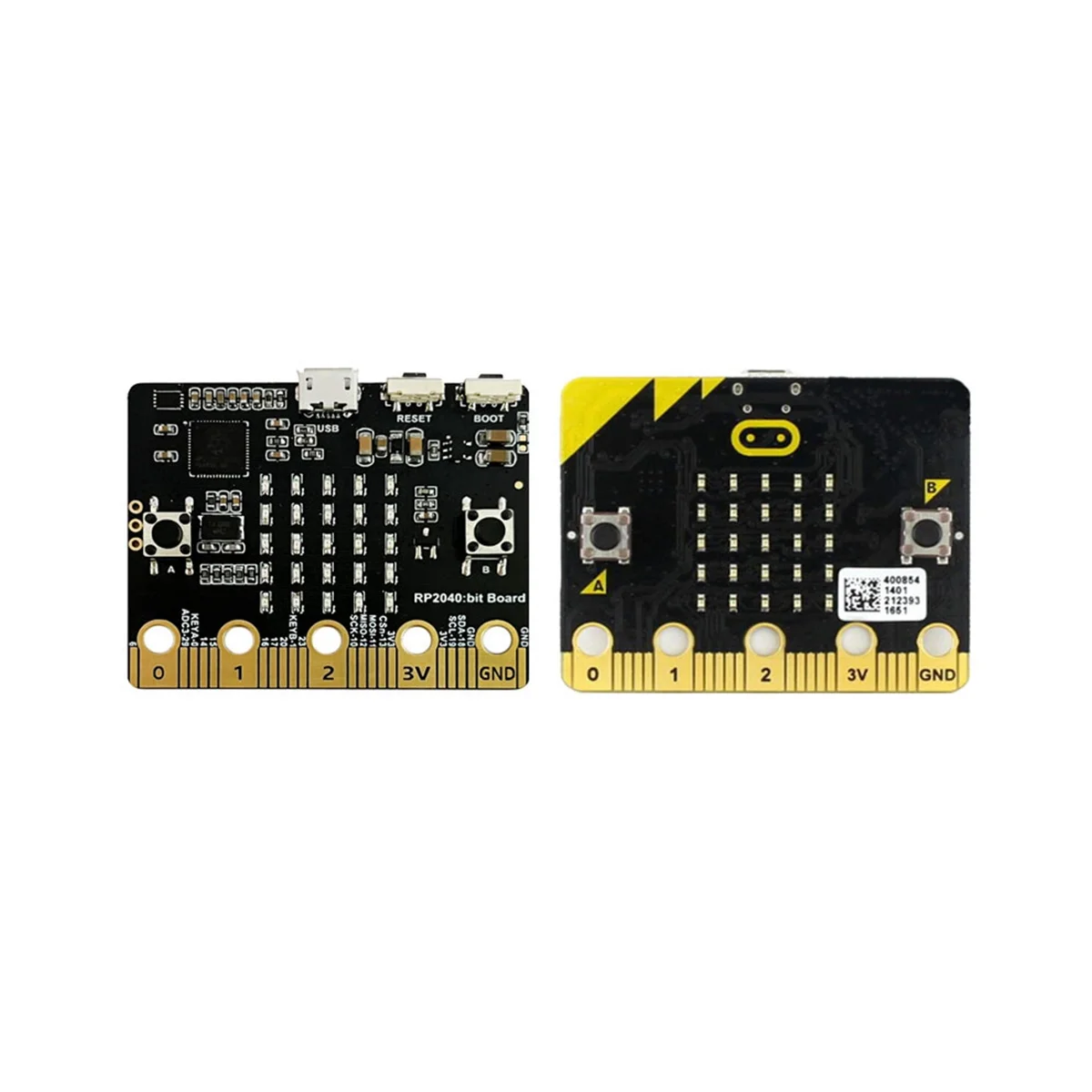 2 قطعة ل بيكو RP2040 بت اللوحة الأم متوافق مع بي بي سي Microbit شكل بيثون البرمجة اللوحة الأم