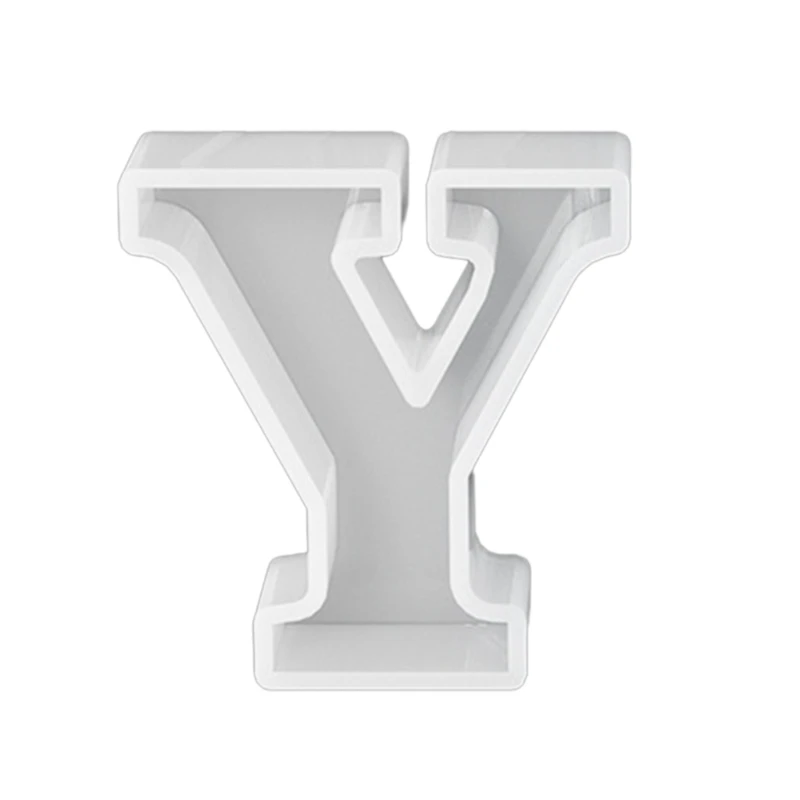 

Silicone Pendant Mold Clay Molds Letter Shaped Silicone Keychain Moulds Pendant Accessories Gift for Hand Making Lover N0HE