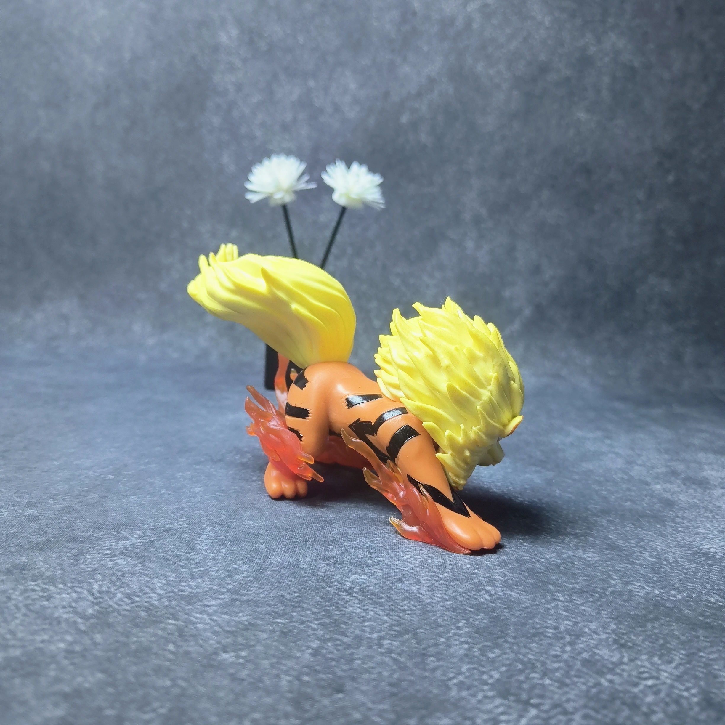 Pokemon Anime Figurine Arcanine And Growlithe Model Kawaii Decoration Doll Toys Gk Statue Collectible Ornament Gift - view 5