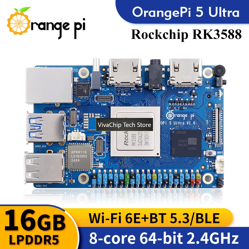VivaChip TechOrange Pi 5 Ultra – Rockchip Rk3588 Development Board recenzja i cena