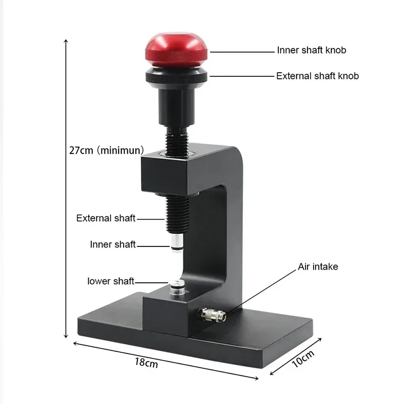 Watchmaker's Tools Inflatable Watch Glass Opening Air Pump Flat Arch Watch Mirror Remover For 25-44mm Mirrors