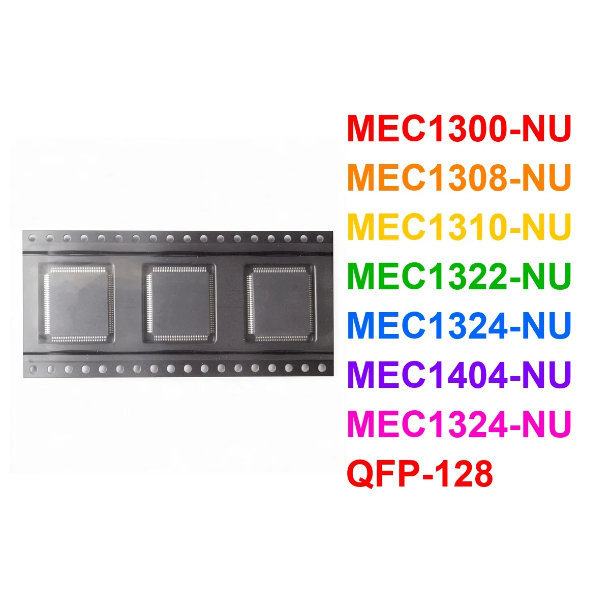 (2piece) MEC1300-NU MEC1308-NU MEC1310-NU MEC1322-NU MEC1324-NU MEC1404-NU MEC1324-NU QFP-128 Chipset