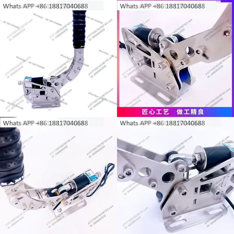 1PC for Simulated Racing USB Handbrake Emulator PC Drive Free Direct Connection Steering Wheel Hand Gear Drift Speed