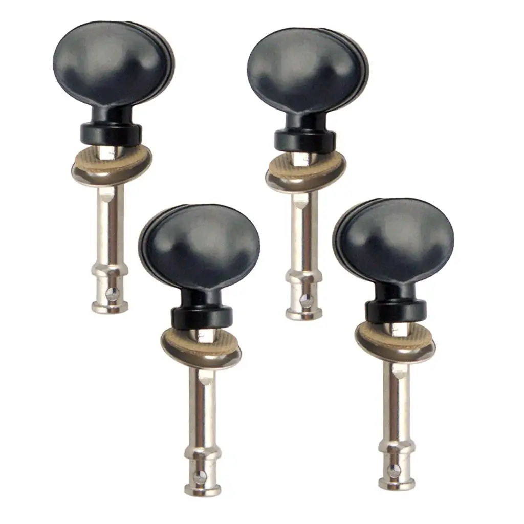 Tooyful Set of 4 Ukulele Strings Tuning Pegs Pin Machines Tuners for Ukulele Classical Guitar 4 String