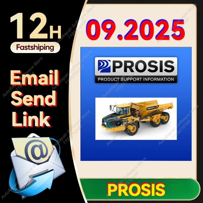 أحدث 09.2025/03.2025 /12.2024 إلخ PROSIS معدات البناء كتالوج أجزاء غير متصل ومعلومات الخدمة