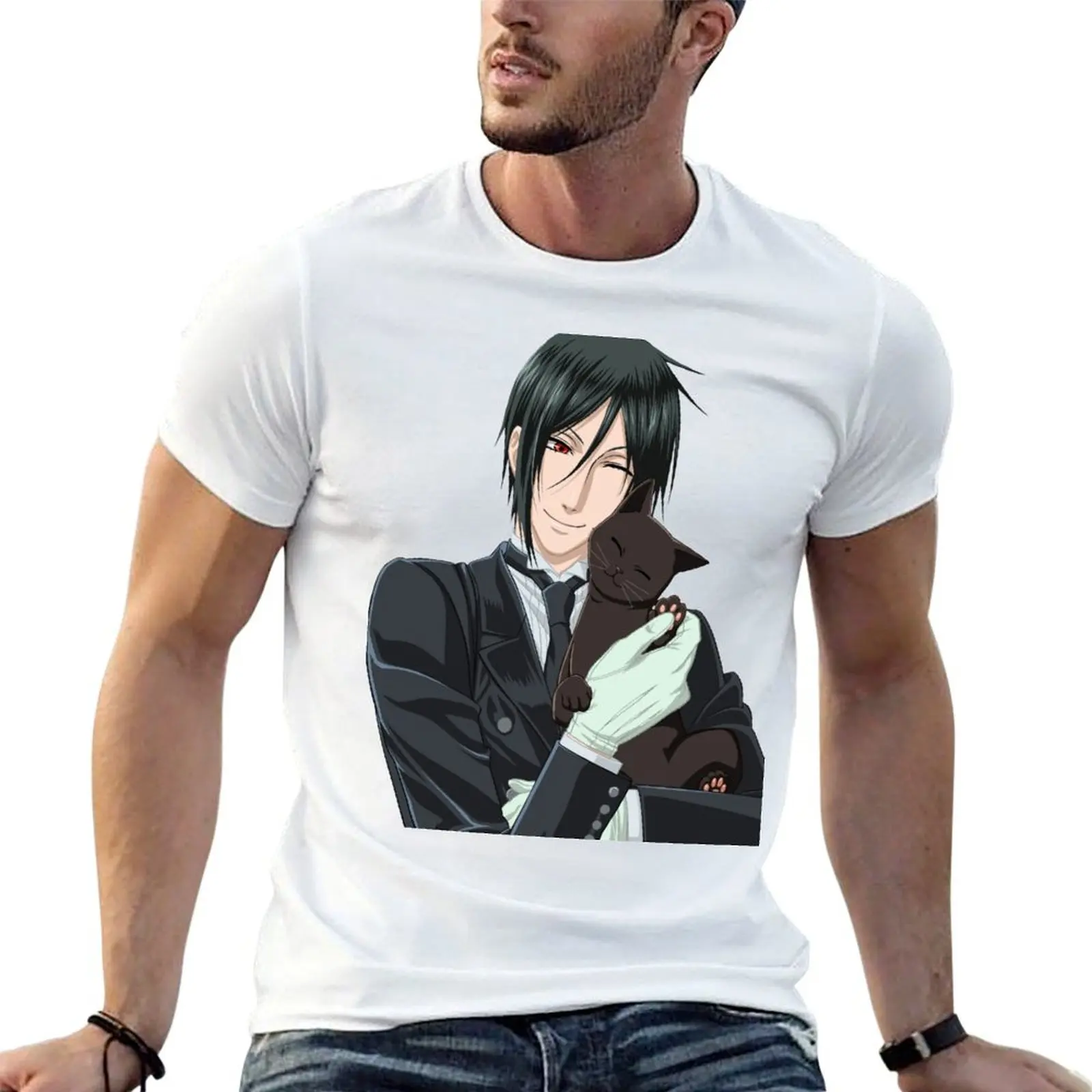 Black Butler T-Shirt funny t shirts cotton t shirts for man pack cotton t shirt custom print T-shirt