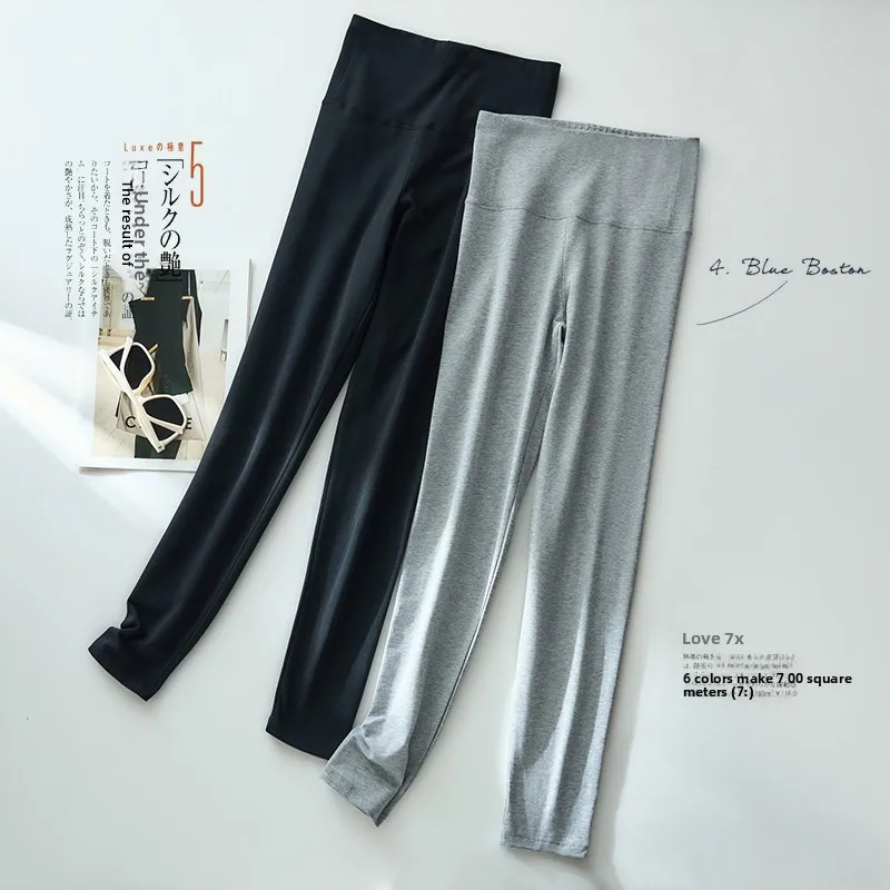 

Облегающие эластичные мягкие и удобные женские леггинсы с высокой талией, осень 2023, модные повседневные длинные брюки с контролем живота