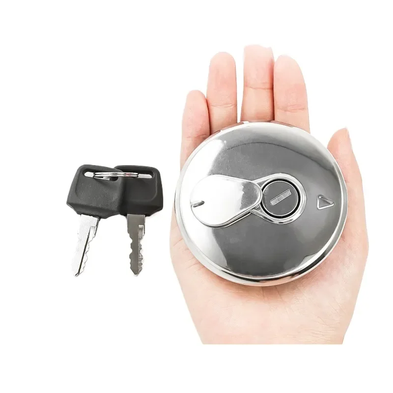 Motorcycle Fuel Tank Cover Cap Compatible with Haojue GN125 HJ125-8 8C Prince Refueling Gas Cap Lock Accessory