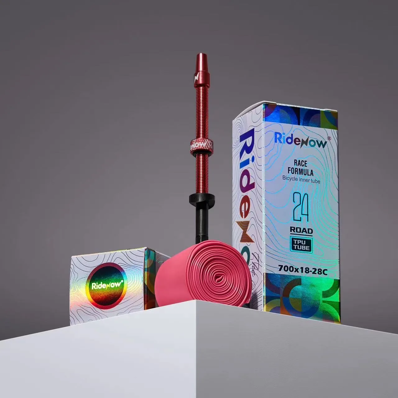 

Новая Сверхлегкая внутренняя шина Ridenow 24g, Металлическая насадка, термополиуретановая трубка с внешней резьбой 700x18-32c, внутренняя трубка для дорожного велосипеда