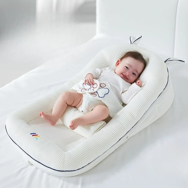 

Детская кроватка-кроватка для новорожденных от 0 до 12 месяцев, незаменимый помощник для сна, маленькая кроватка, безопасная удобная детская спальная детская кроватка