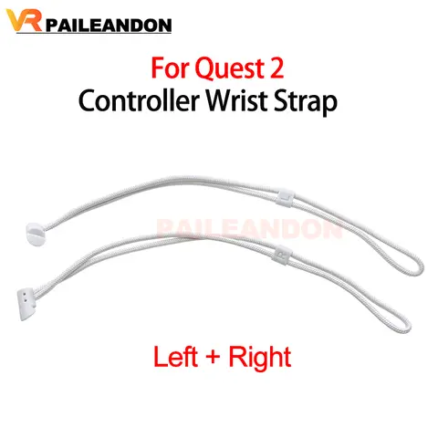 New For Oculus Quest 2 VR Headset Controller Wrist Strap Controller Strap Tie Left and Right Replacement Parts