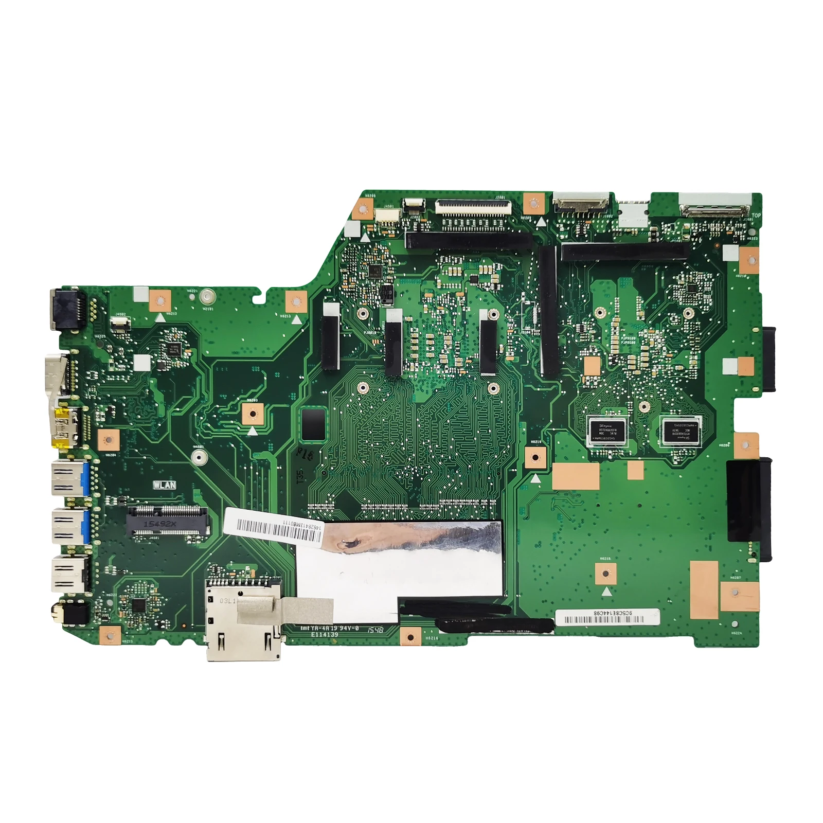 X751YI Mainboard For ASUS X751Y A751YI K751YI F751YI Laptop Motherboard With A6-7310 E1-7010U 4GB 2GB RAM