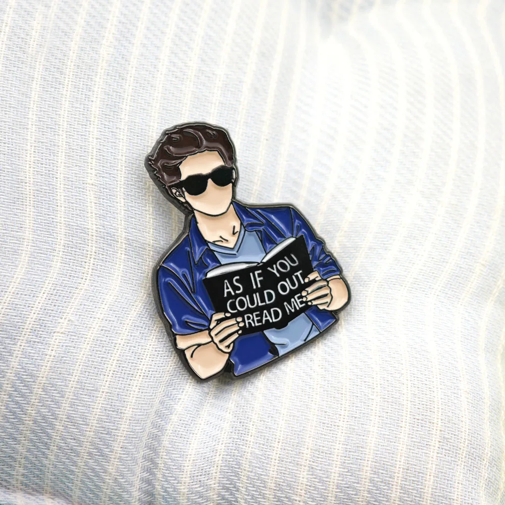 Edward Cullen Twilight Emaille-Pin „Als ob du mich überholen könntest“ Broschen, Buchliebhaber-Vampir-Anstecknadeln, lustiger Bücherwurm-Schmuck, Geschenk – Detail 7
