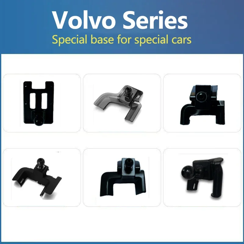 Suporte especial para celular de carro, base de montagem, clipe de fixação para volvo xc60 xc90 18-23 s90 v90 16-23 xc40 20-24 s60 v60 16-23
