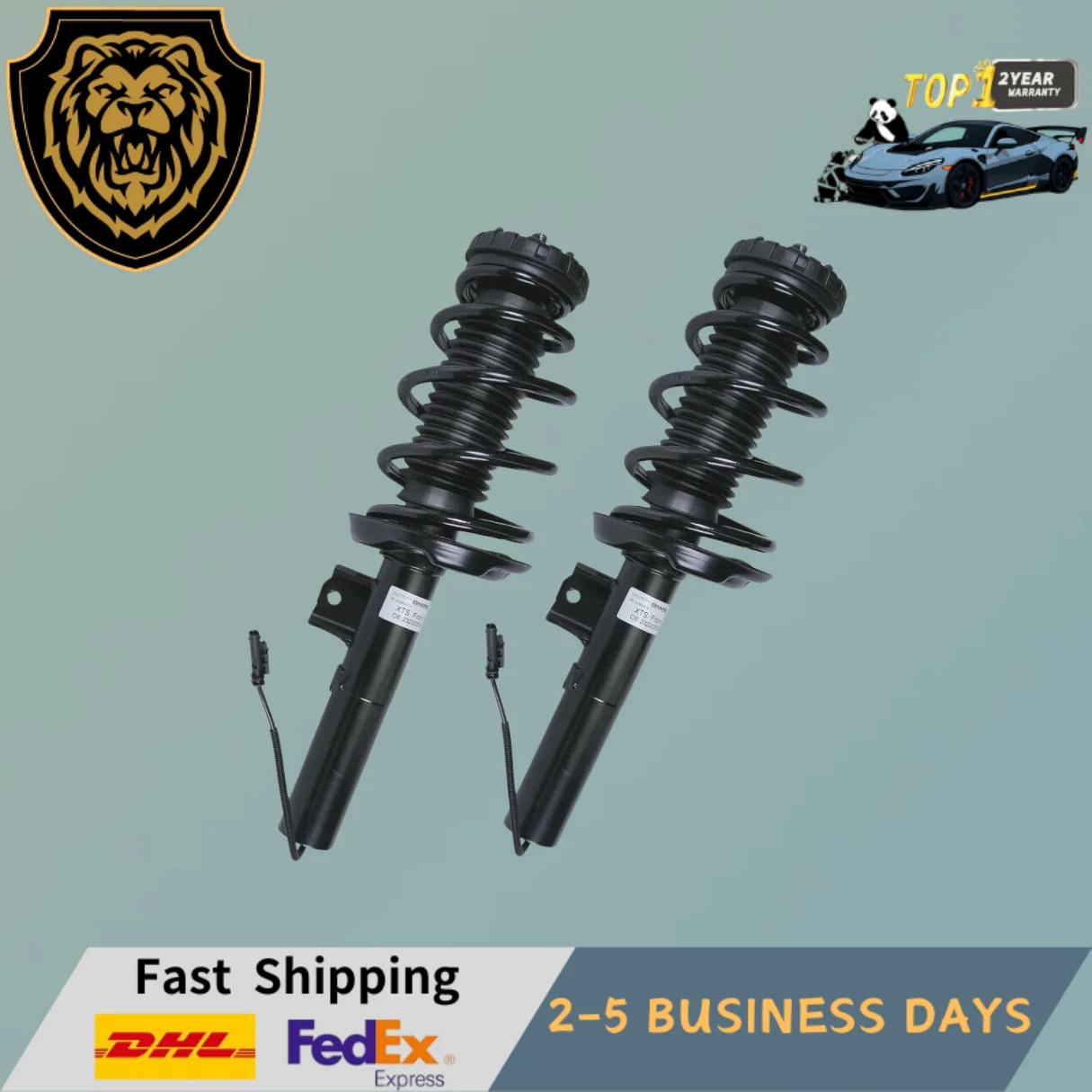 

2X Front Shock Struts Assys w/ Electric For Cadillac XTS 3.6L MagneRide 84677093 580-1096, 84547551, 15815523, 19300063, 2310168